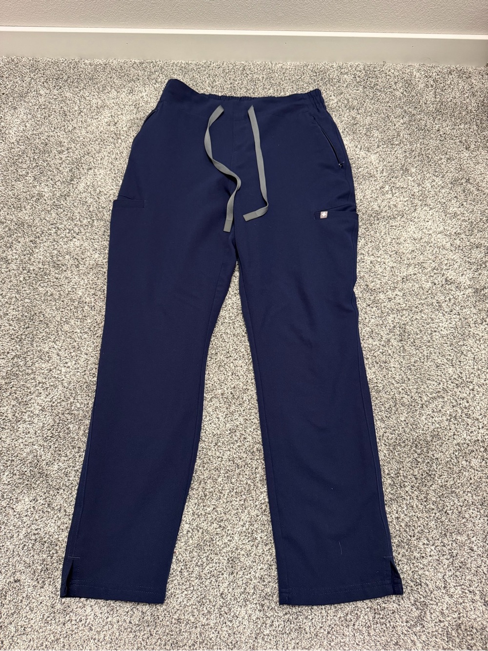 Figs S/P Navy Blue Straight Leg